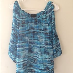 AB Studio brand blue top